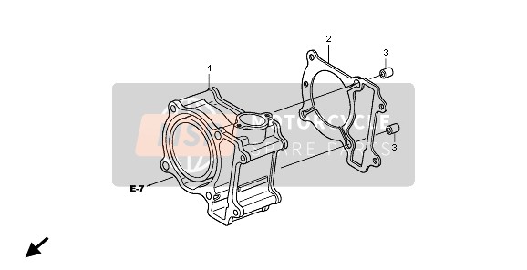 Honda SH150S 2011 CYLINDER for a 2011 Honda SH150S